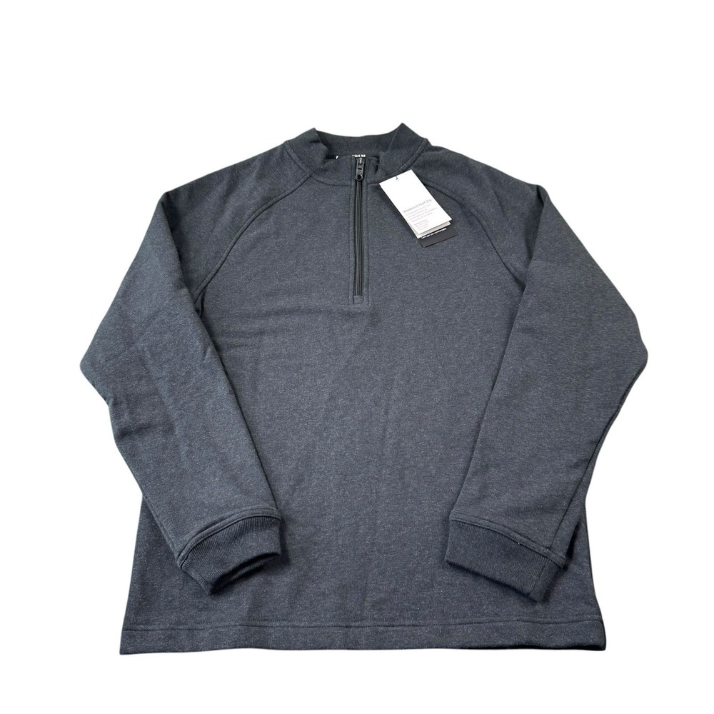 Public Rec Weekend Half Zip Gray Men's Performance Pullover Size Small NWT